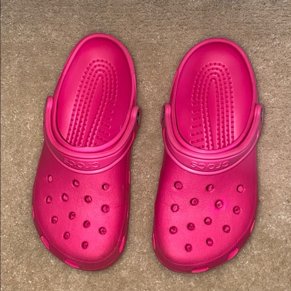 Hot Pink Crocs